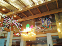 お正月のロビー