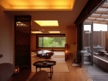 露天風呂付き客室「浪漫の輝」