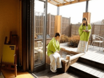 露天風呂付き客室　浪漫の輝