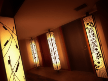 露天風呂付き客室　入口