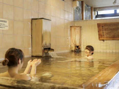 大浴場【あいの湯】源泉檜風呂