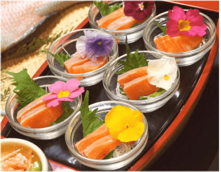 三陸宮古のサーモンのお刺身