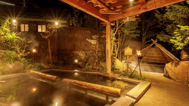 【夢枕の湯】岩手県が舞台の連続テレビ小説「どんど晴れ」の撮影にも使用されました。