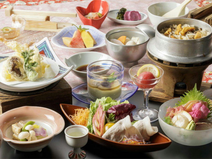 和会席【恵みまるごと御膳】イメージ※季節よりお料理の内容が異なります。