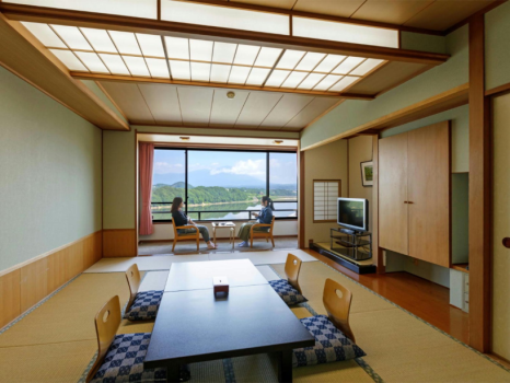 和室客室湖側
