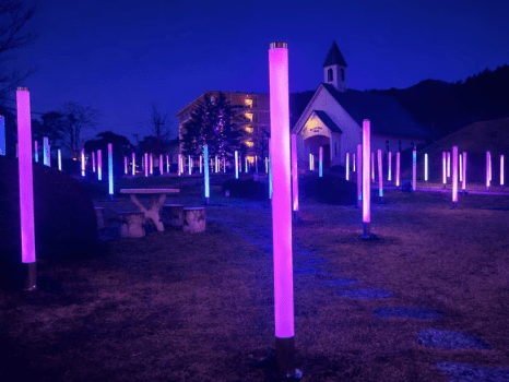 光と星に包まれる&rdquo;NIGHT ARTS GARDEN&rdquo;