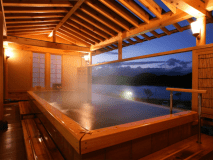 大浴場【ひとりじめの湯】檜の湯露天