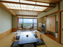 和室客室湖側