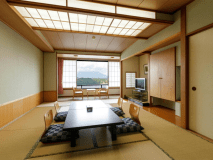 和室客室湖側