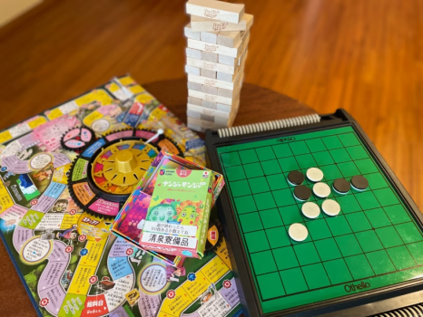 ボードゲームなどの貸出もございます♪