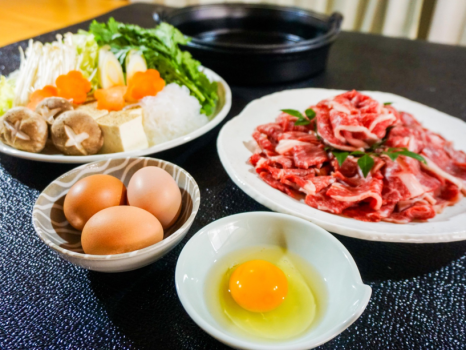 人気メニュー！薩州牛すき焼き