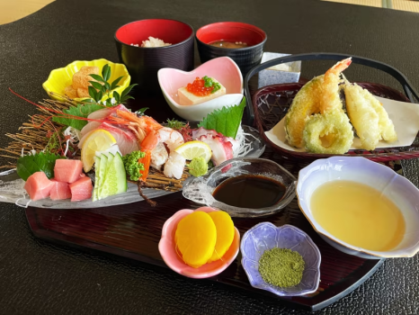 【格安！２食付】さらに4大特典まで付いたお得の極みプラン〈刺身天ぷら御膳〉