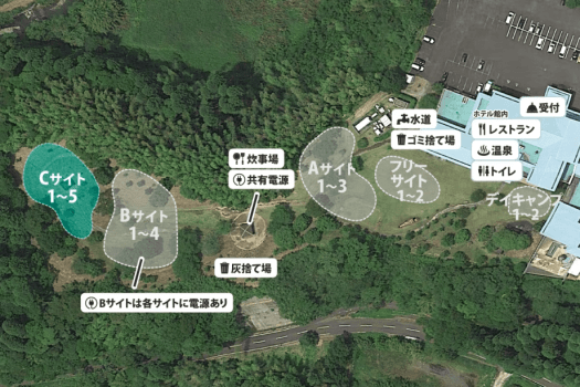 キャンプサイトC