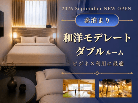 【素泊まり】和洋モデレートダブル ビジネス利用に最適 【素泊まり】和洋モデレートダブル ビジネス利用に最適