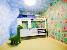 【1室限定】2023年2月リニューアルの広々35畳｜ワクワクが詰まったキッズルーム付き！トイレとお風呂はセパレート｜5~7名利用時はベッドの他にお布団を準備