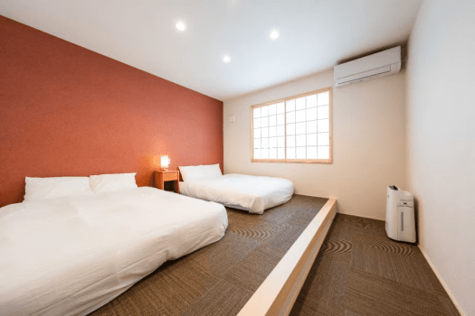 【蒼望楼concept琉球】お子様の添い寝も十分な広さ