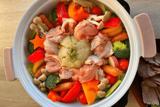 【イタリアン鍋コース】名産 &rdquo;淡路どり&rdquo; 使用｜ローストビーフ付｜ポカポカ温まるお部屋食｜一泊二食付