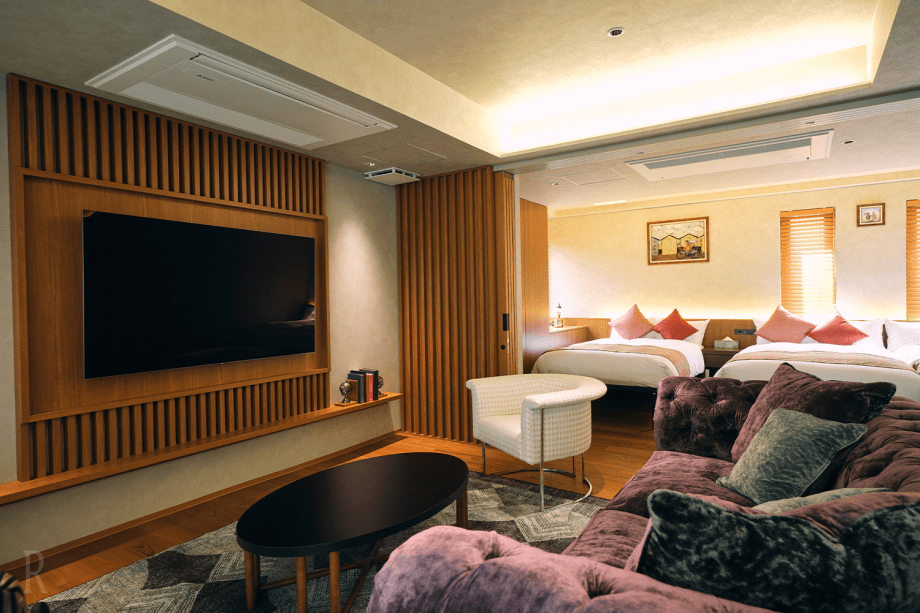 「日本空間デザイン賞」入選記念！メインプレミアム2階&ldquo;翠凪&rdquo;フロア貸切　ルームオンリープラン　定員6名様まで