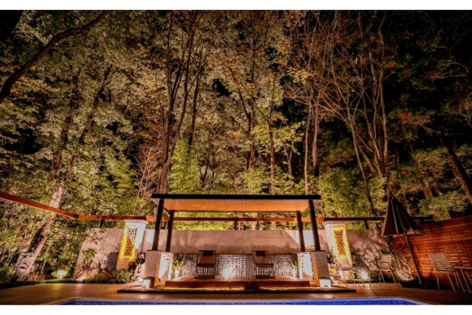 人気No.1 【客室半露天風呂×飛騨牛ステーキ】 中津川の旬の食材を使用した最も贅沢な『旬のBBQ』 (1泊2食)