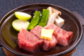 和牛の陶板焼き