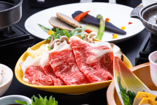 2連泊はお得！２泊で２２００円ＯＦＦ（大人）【山賊鍋会席】＆【上州牛すき焼き】（レストラン）
