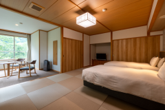 【禁煙】■和洋室【デラックスコーナーツインルーム】４０㎡　■２０２４年８月リニューアル