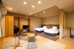 【禁煙】■和洋室４０㎡【リトリートツインルーム　■２０２４年８月リニューアル