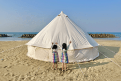 【リョカンピング】海で遊んだり、テントでゆったりと過ごしたり夏を満喫！