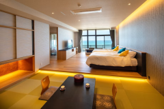 全室オーシャンビュー【Jrスイート和洋室-禁煙】「二間続き」で解放感のある空間デザインをお楽しみください