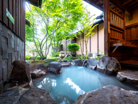 [Main building/Susuki] With open-air rock bath