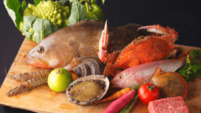 アトリエに泊まる一日一組限定の宿 瀬戸内食材の旬をよむ　シェフ渾身のお料理を楽しむ