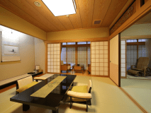 庭付き特別室（8畳+6畳+次の間）◆総檜造り内風呂付◆禁煙