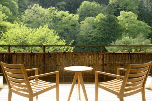 2階客室ウッドデッキ