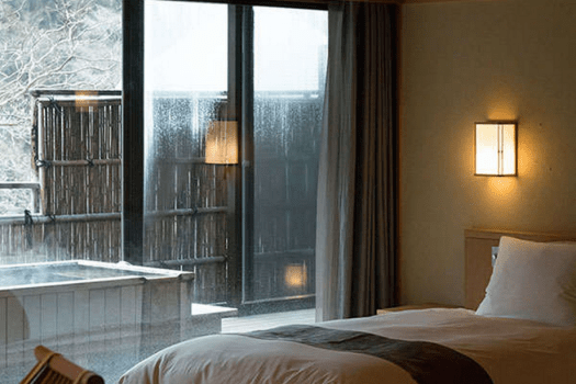 庭園露天風呂付客室です