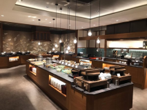 Dinner is a Japanese, Western, and Chinese buffet using locally sourced ingredients at "Restaurant Haspo" [Breakfast and free drinks included]