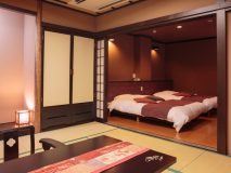 ◆West Building [New Building] Japanese-style room (10-16 tatami) + Western-style twin bed room