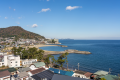 目の前に広がる相模湾。初島や、お天気がよければ伊豆大島まで見通せます。