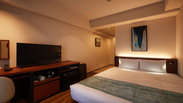 【客室】ダブルルーム／シングルルーム