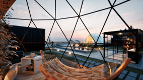 【シーサイドドームテント】4ベッド