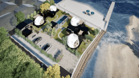 【シーサイドドームテント】4ベッド