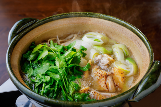 日本料理（会席）地鶏鍋