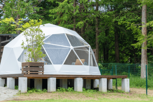 [Dogs welcome] Dog Dome　〈4 single beds・Capacity:4 people〉