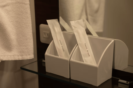 客室アメニティー（歯ブラシ）