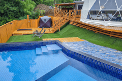 2024年7月12日 サウナ付ドームにプライベートプールオープン！