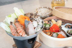 【1泊2食付/🐾ワンちゃんと一緒に小鍋御膳プラン】地元のお料理屋さんが作る自慢の小鉢6種と寄せ鍋プラン♪