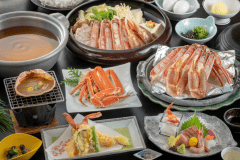 【冬・カニ幸】（約900g／1杯）でプチカニフルコース！お手軽に冬の味覚を味わうカニ幸コース