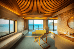 【24年秋OPEN！「別湯・楽」】オーシャンビューの温泉展望風呂付特別室◆広大な日本海に見惚れる贅沢時間を