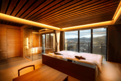 【24年秋OPEN！「別湯・笑」】温泉展望風呂付客室◆伝統的な日本瓦が多く使用された京丹後の街並みを一望