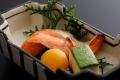 【秋のお料理】鮭の柚庵焼（一例）