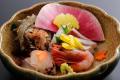 【秋のお料理】丹後の新鮮なお刺身4種盛り（一例）